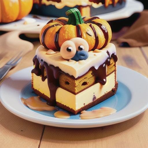Pumpkin Earthquake Cake