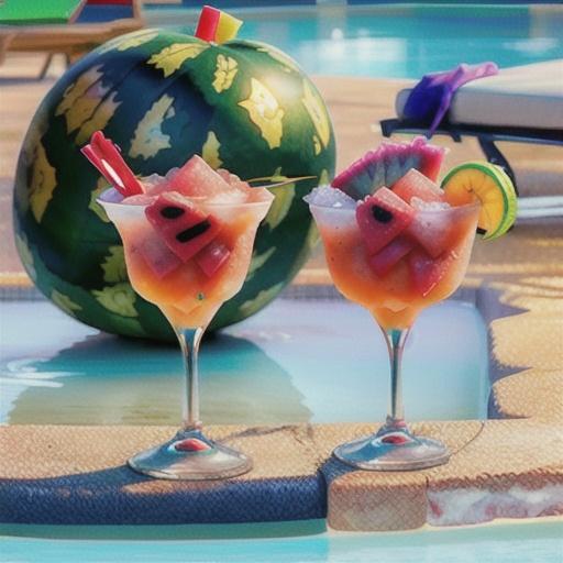 Frozen Watermelon Martinis
