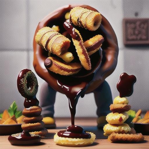 Curtis Stone's sweet potato churros with warm chocolate sauce