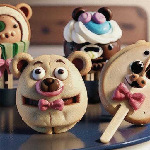 Teddy Bear Cookie Pops