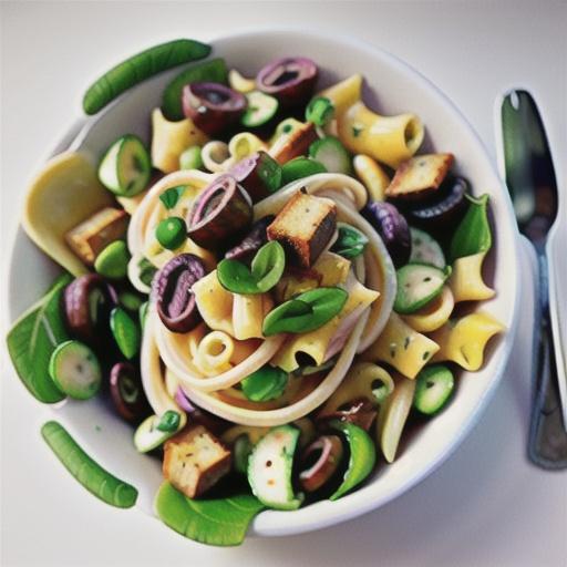 Garlic bread pasta salad recipe