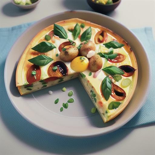 Cheats' potato and chorizo frittata