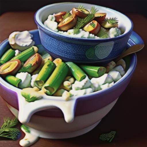 Dill, Feta and Garlic Cream Cheese Spread