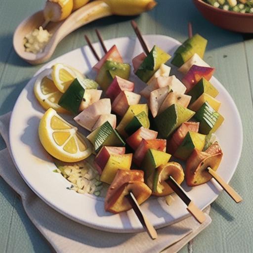 Sumac chicken skewers