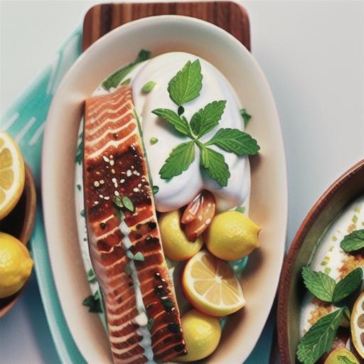 Dukkah-Spiced Salmon with Lemony Couscous