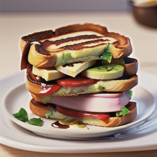 Yummy and Healthy Banana French Toast Sandwich