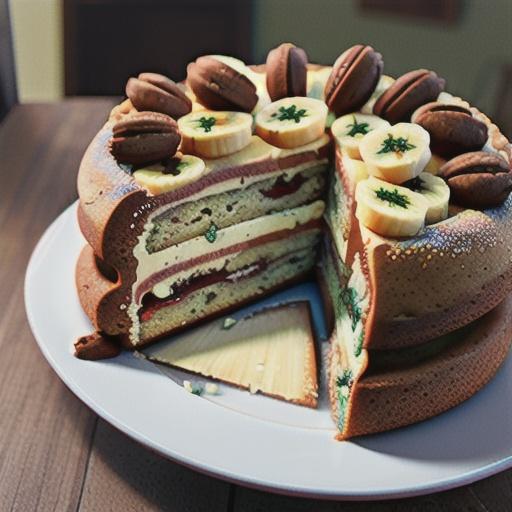 Quick Banana Nut Cake