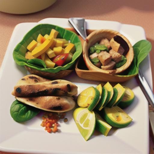 Chimichurri Chicken Wraps