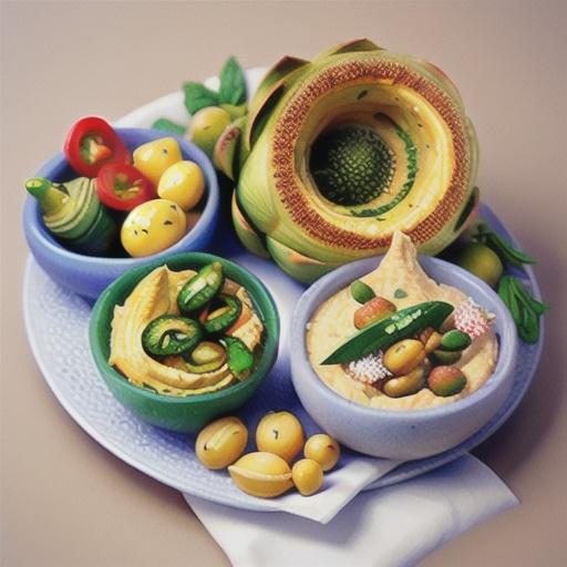 Artichoke Jalapeno Hummus Dip