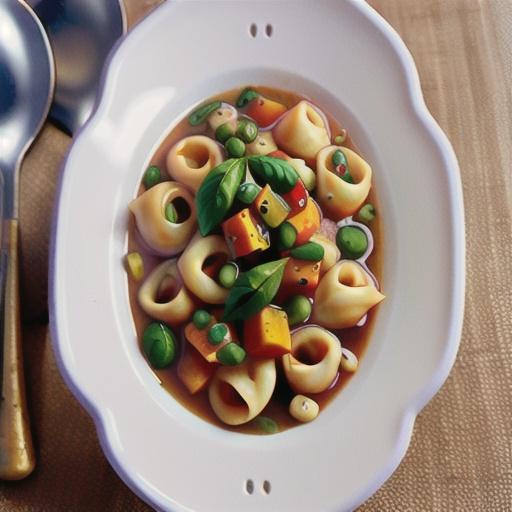 Tortellini minestrone