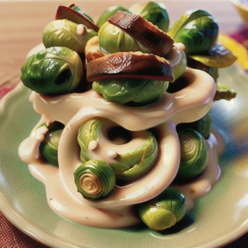 Cream-Braised Brussels Sprouts