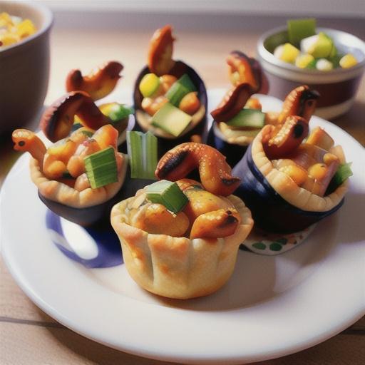 Impossibly Easy Mini Buffalo Chicken Pies