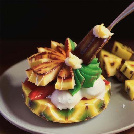 Fresh Pineapple Dessert