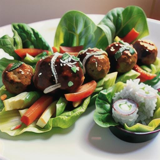 Asian Roll Lettuce Wrap