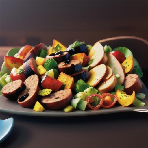 Succulent Sausage Squash Salad