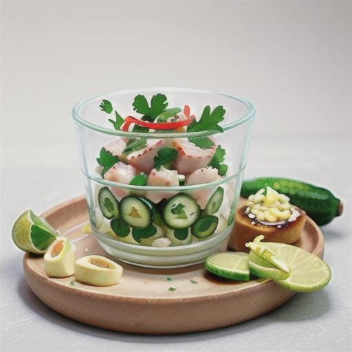 Scallop and kingfish ceviche