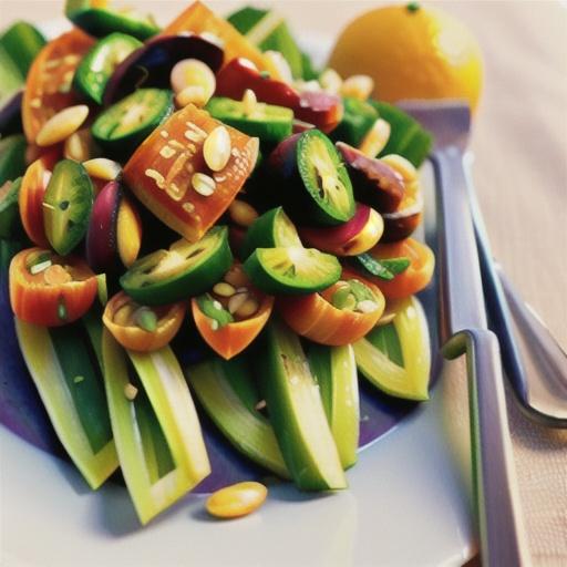 Skinny Hearty Grain and Veggie Salad