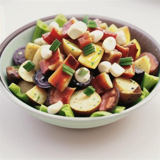 Caramelized Onion and Bacon Potato Salad