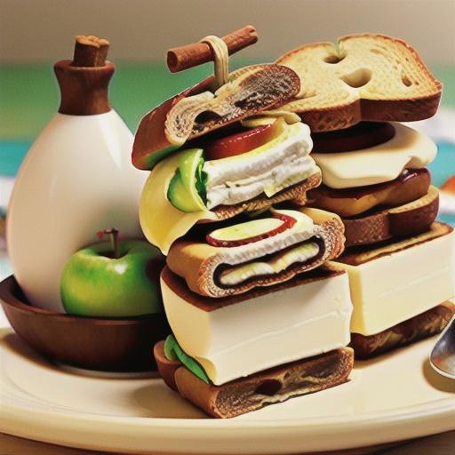 Sweet 'n Creamy Peanut Butter Apple Sandwich