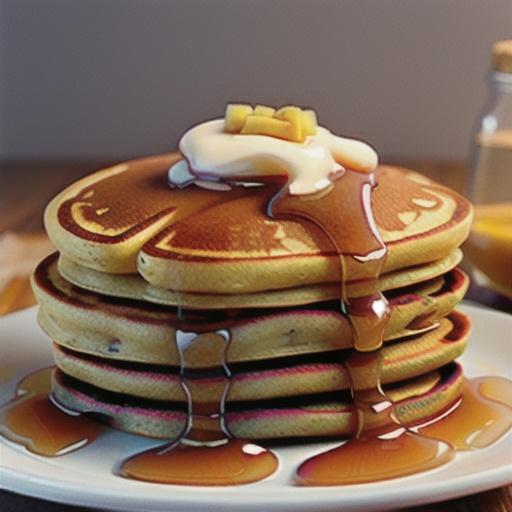 Honey Whole Wheat Pancakes