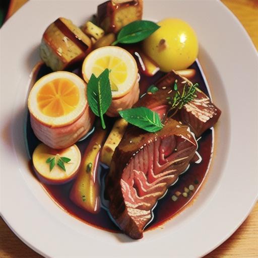 Fillet of beef with mulled wine gravy