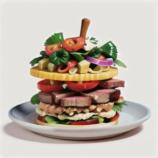 Braised brisket sandwich platter