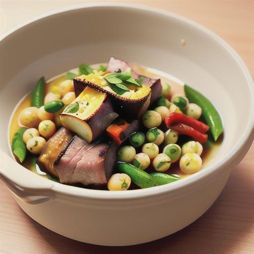 Lamb and quince tagine