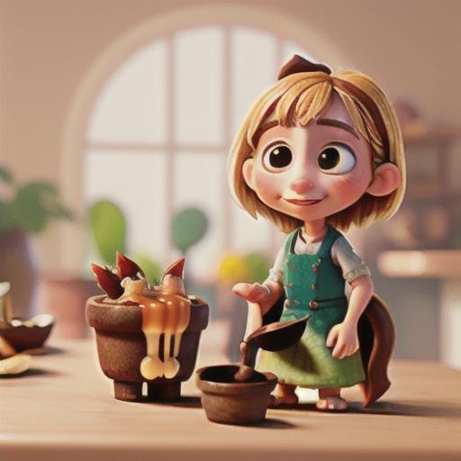 Little pots of caramel