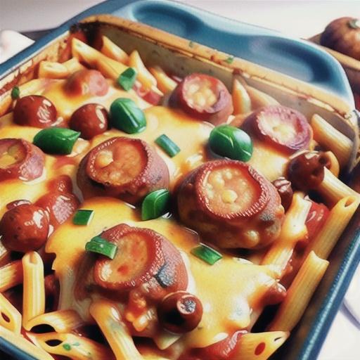 Meatball Pasta Bake