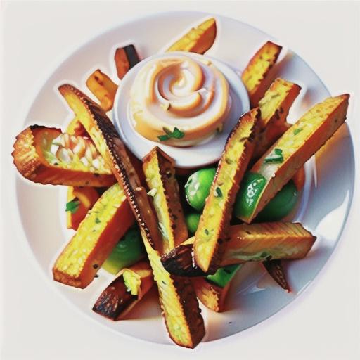Cajun Cauliflower Fries with Smoky Remoulade