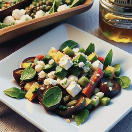 Lentil Salad with Chimichurri Sauce
