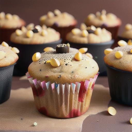 Rhubarb Poppy Seed Muffins