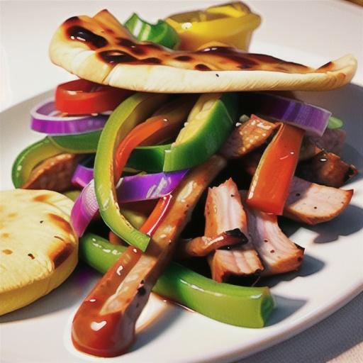 Barbeque Pork Fajitas