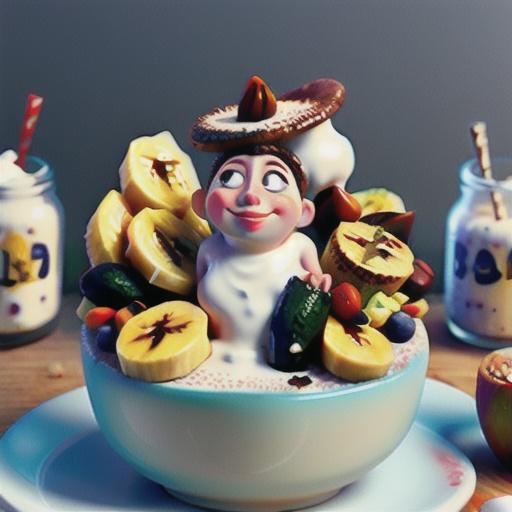 Banana Split Chia Seed Pudding