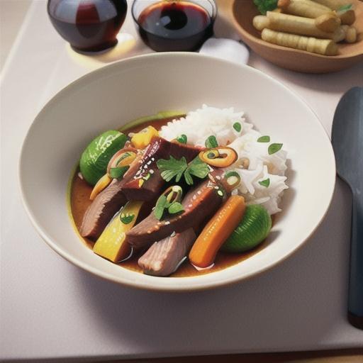 Slow-cooker beef in soy and orange sauce