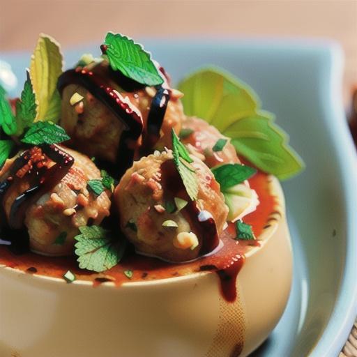 Lamb Meatballs and Sauce