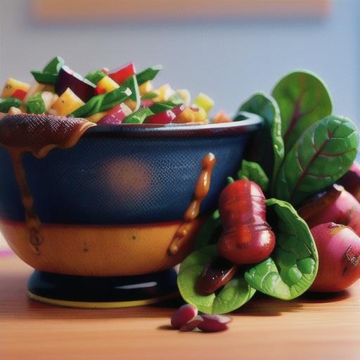 Beet Greens and Baby Spinach with Red Kidney Beans