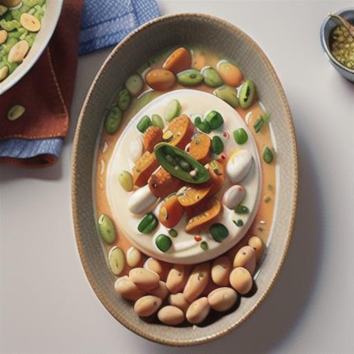 Pumpkin soup with chorizo and cannellini beans recipe