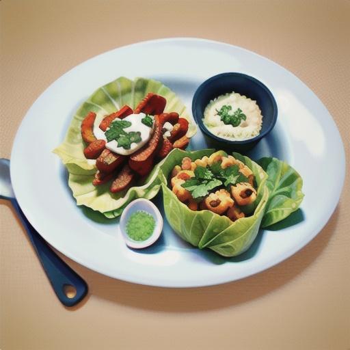 Fish Taco Cabbage Wraps