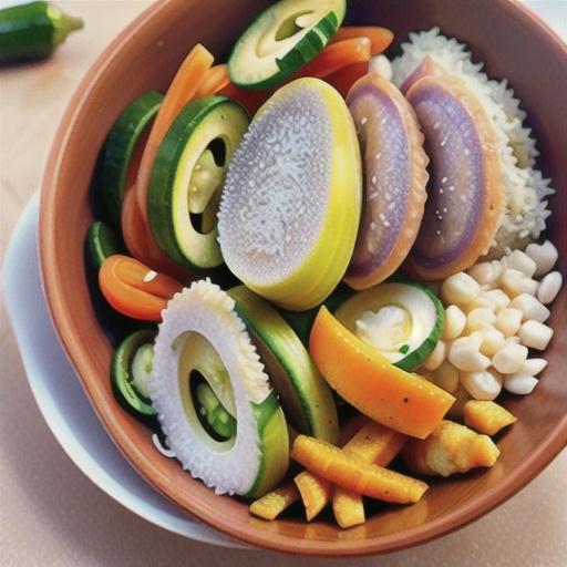 Salt and pepper calamari salad