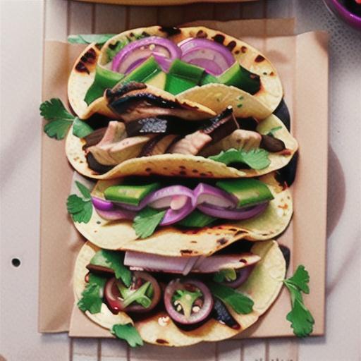Charred beef tacos with tomato radish salsa