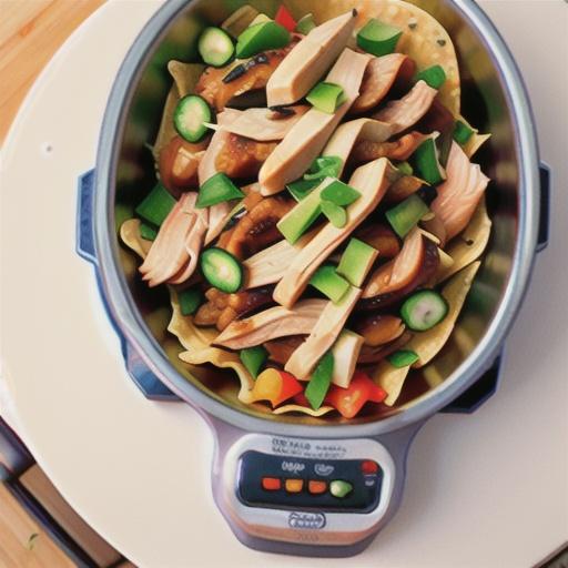 Pressure Cooker Shredded Chicken Taco Meat