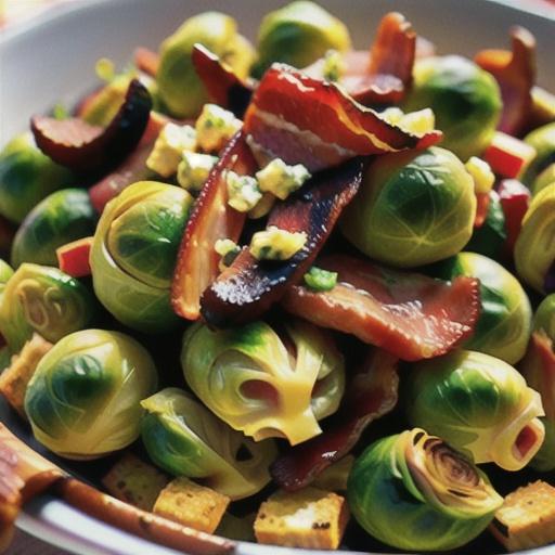 Brussels Sprouts and Bacon Salad