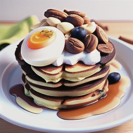 Vanilla Cinnamon Protein Pancakes