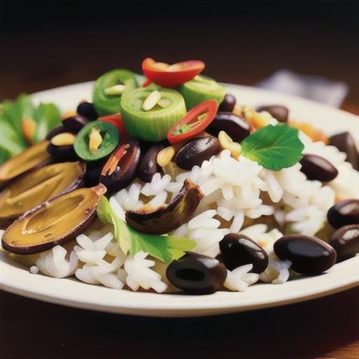 Coconut Rice with Black Beans
