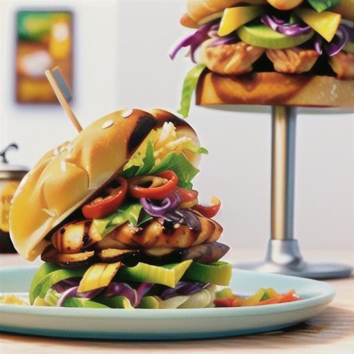 Grilled BBQ Chicken Sandwiches