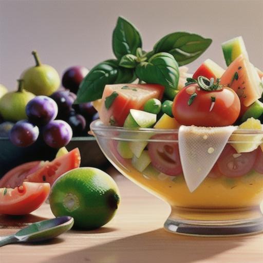 Honeydew-Grape Tomato Salad