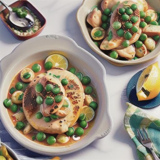 One-pan creamy chicken with lemon and capers