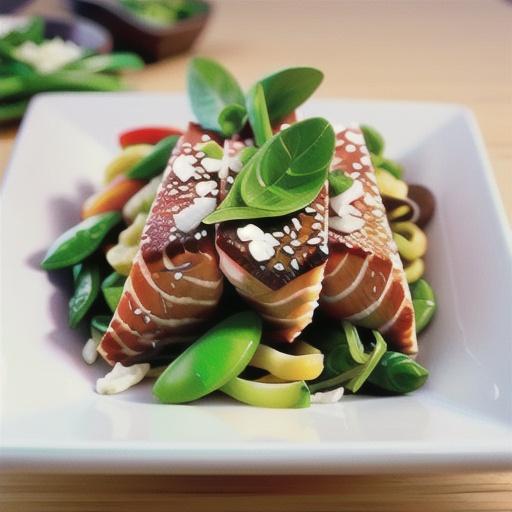 Salmon and soba noodle salad