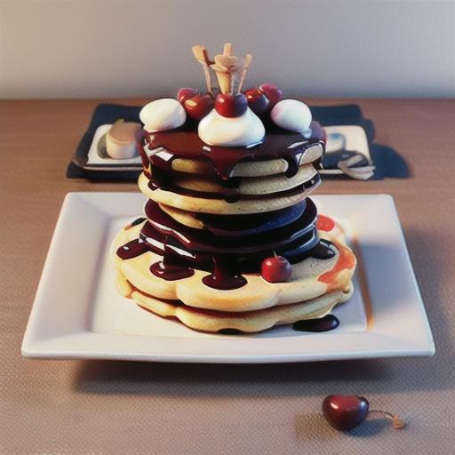Black Forest Pancake Cake